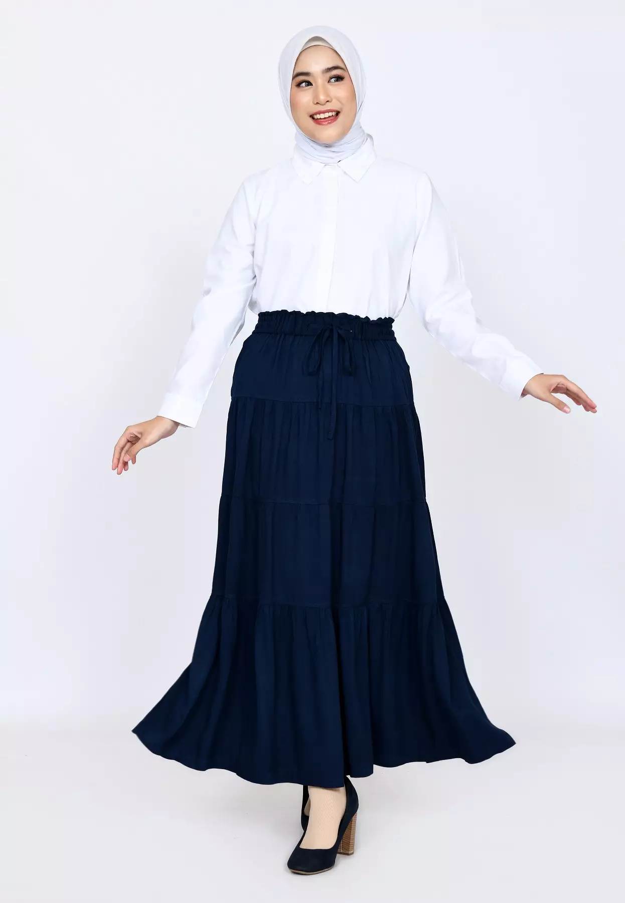 Long Skirt Tiered Alba
