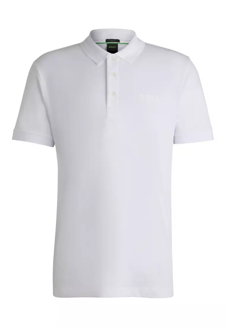 Boss Regular-fit polo shirt with logo detail