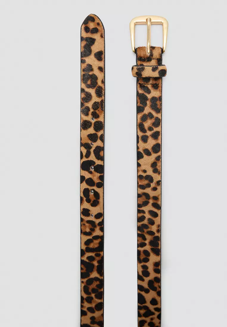 Jual Mango Leopard Leather Belt Original 2025 Zalora Indonesia