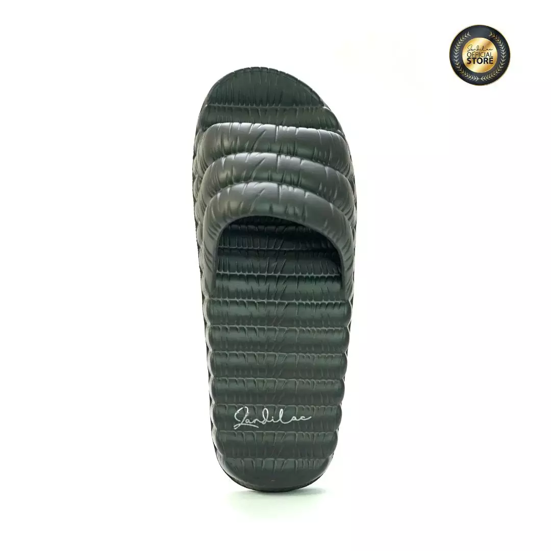 ZANDILAC - SANDAL LAKI DEWASA CH122047LD - HITAM full karet