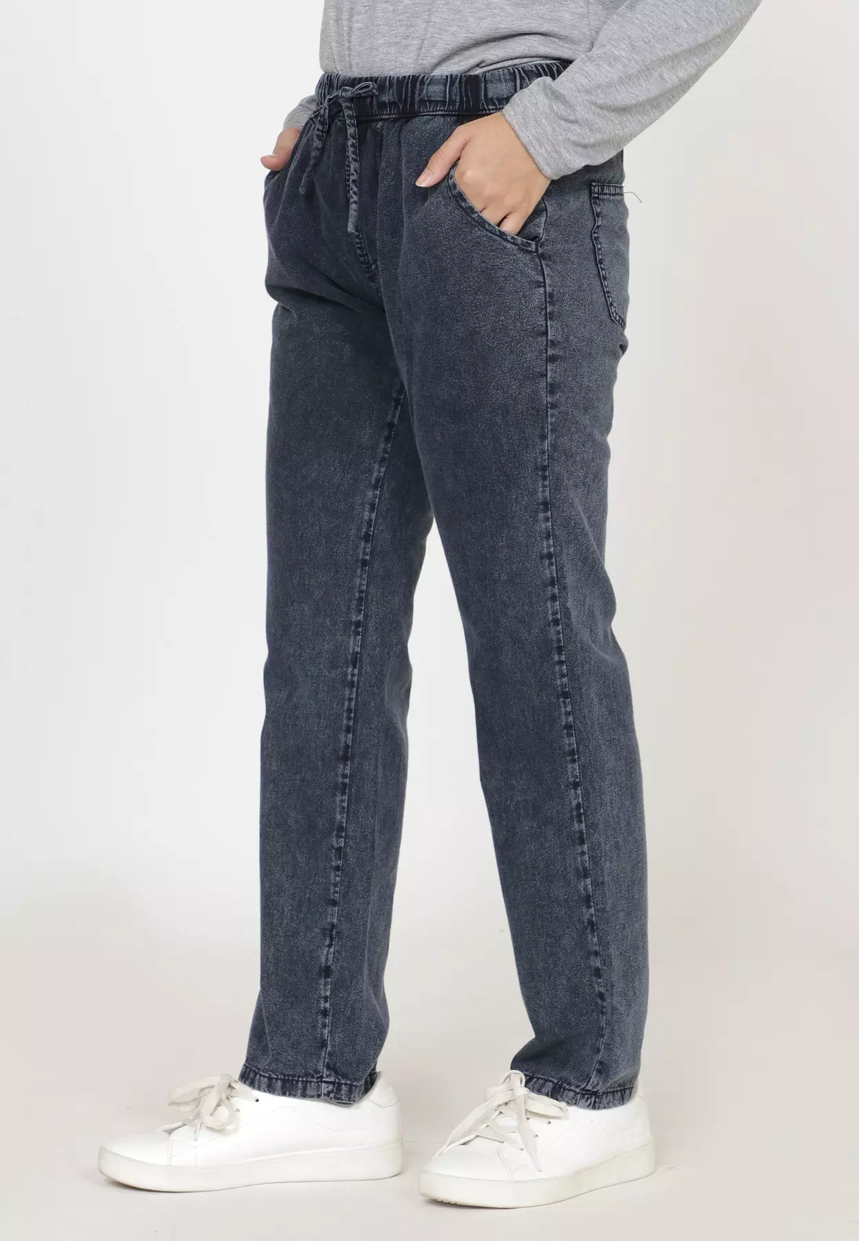 Denim Daily Pants - Snow Black