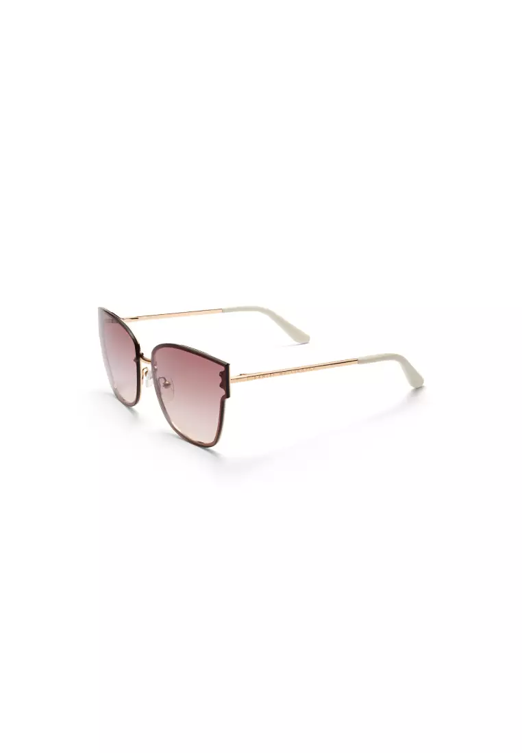 STEEL GRANDE Rose gold Eastern Fit PINK GRADIENT - DW Eyewear - Sunglasses for men and women