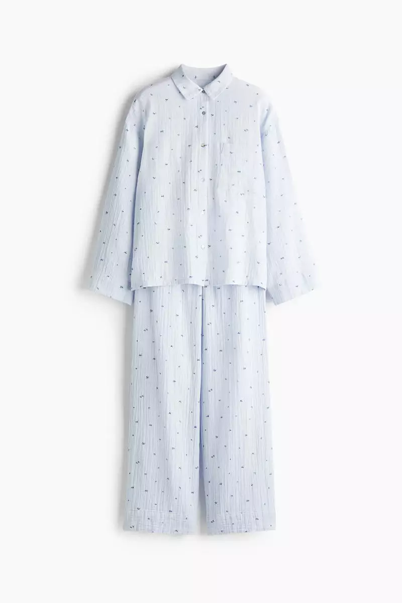 Cotton muslin pyjamas
