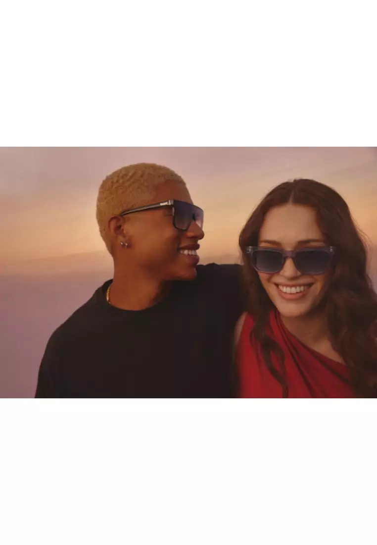 Nightfall Medium Sunglasses - Black/Futuredusk Poppy