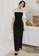 Sunnydaysweety black Style Off Shoulder Lantern Sleeve Split One Piece Dress A21022249 887BFAA73F1839GS_2