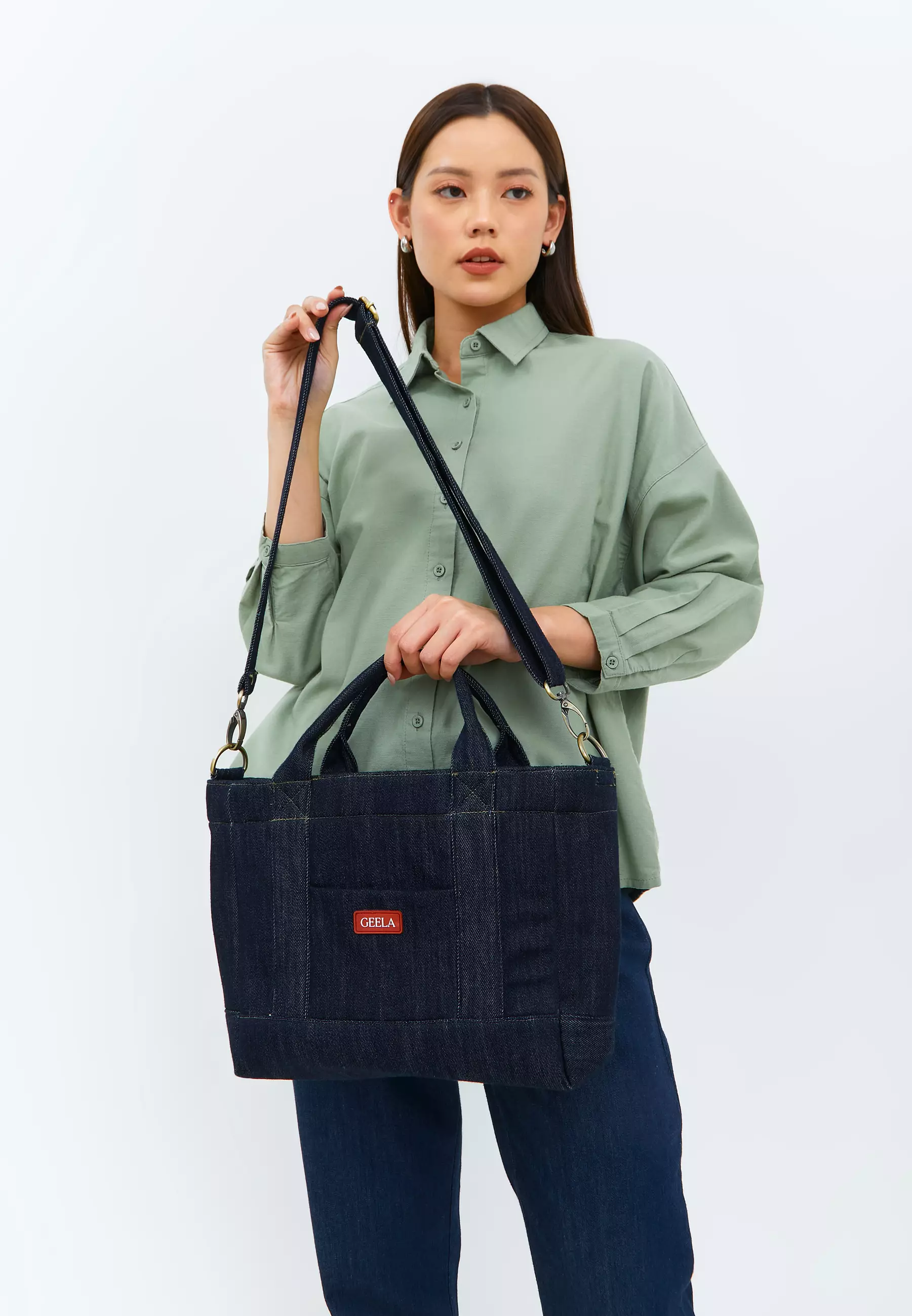 Taylor Satchel Dark Blue Bag (G.038)