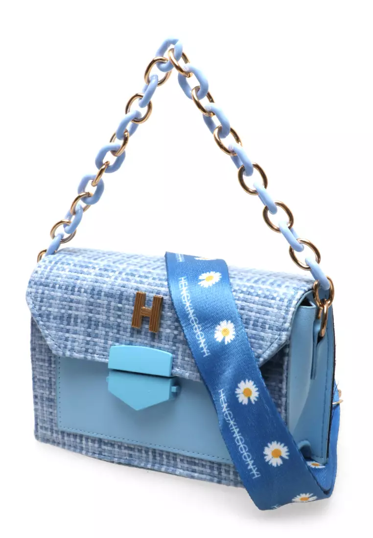 Werlyn Sling Bags Wanita Aster Strap Casual Large Storage Material Leather Kulit ORIGINAL