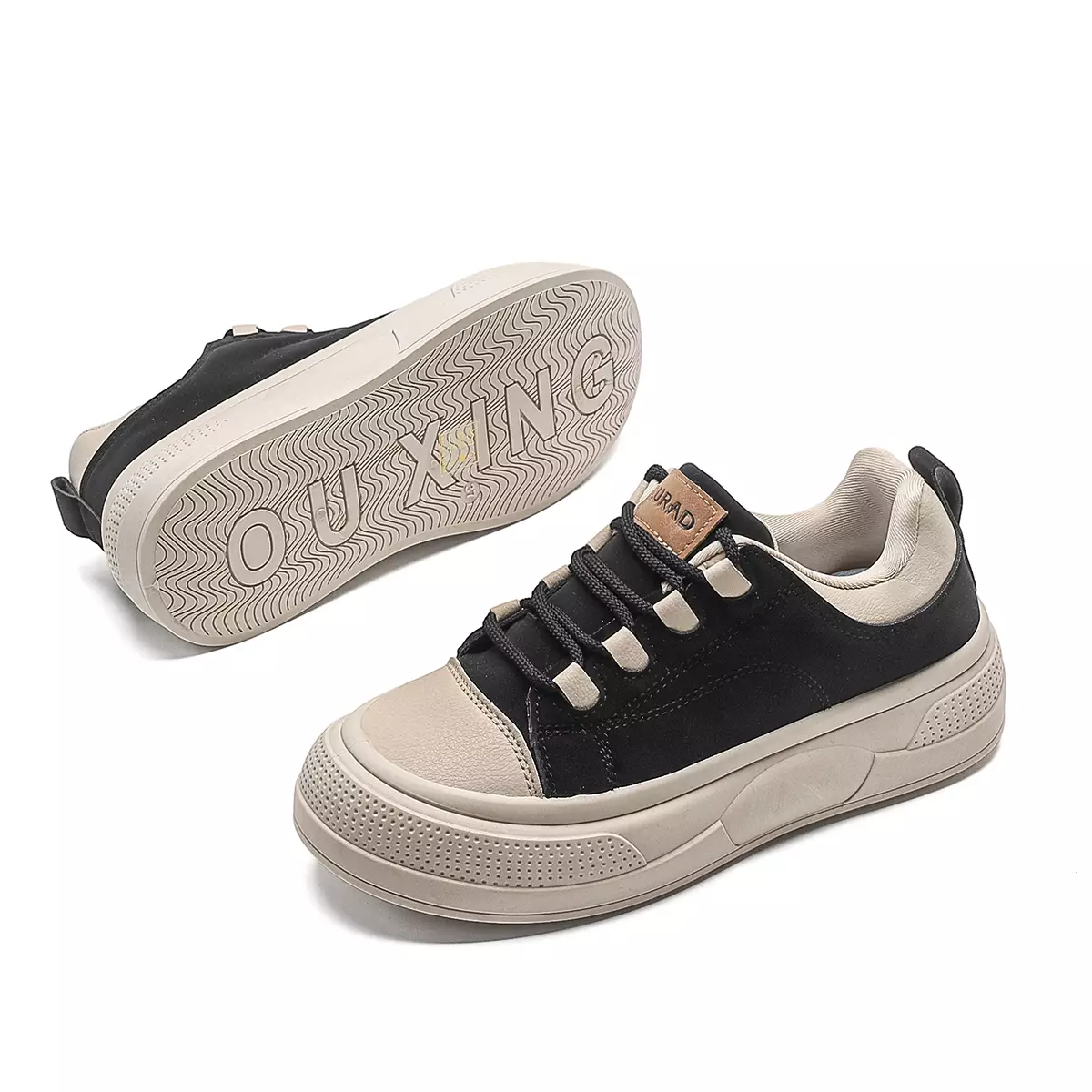 LURAD Sepatu Wanita Simple Polos Jalan santai Sneakers Cewek Stylist QY813