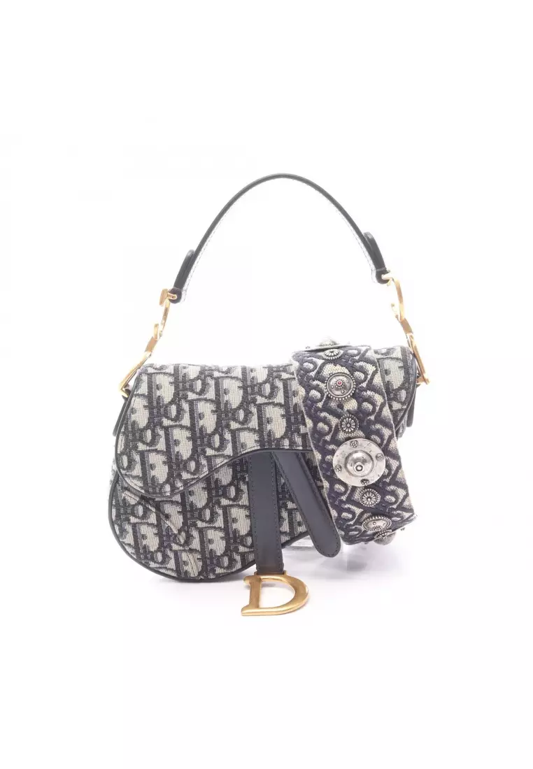 Buy Christian Dior Pre-Loved Christian Dior saddle bag mini