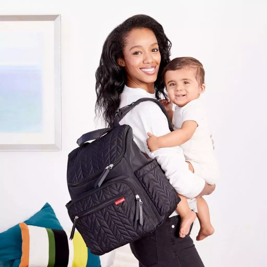 Skip Hop Kids Forma Backpack Diaper Bag Camel - Tas Popok Bayi