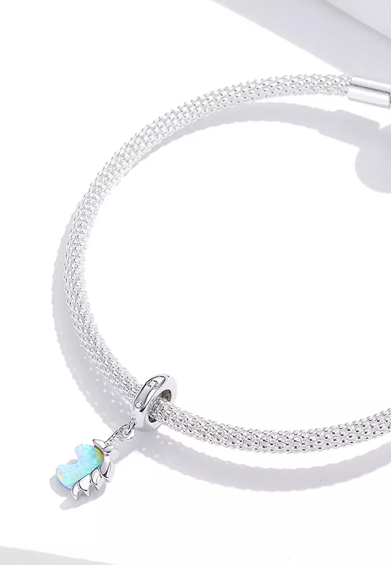 Solid 925 Sterling Silver Glowing Cute Baby Horse Animal Pandora Inspired Charm