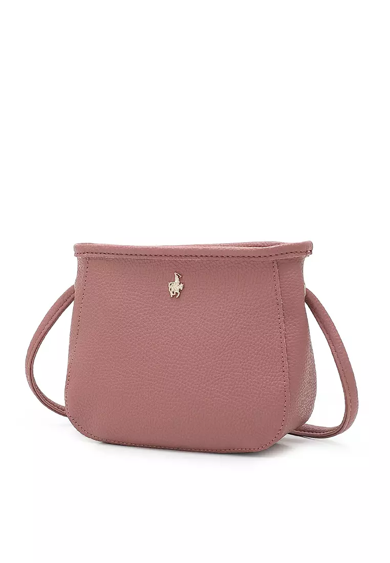 2-In-1 Sling Bag & Zipper Pouch  (2-in-1 Tas Selempang Wanita & Kantong Wanita) - Merah