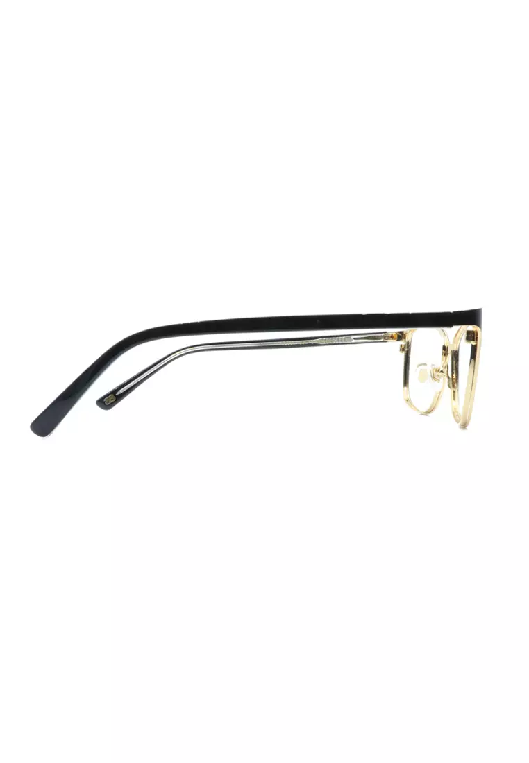 SS935 (C2-Matte Black & Shiny Gold) Anti-Radiation Computer Eyeglasses for Women