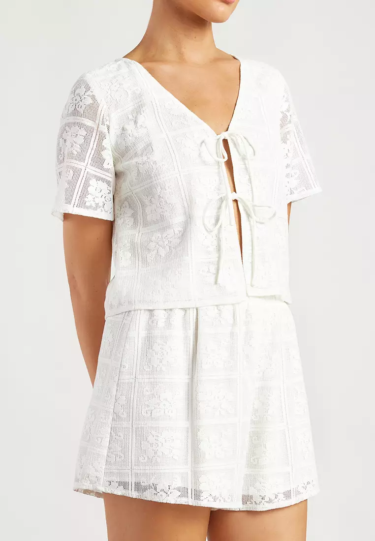 Short Sleeves Top & Shorts Set