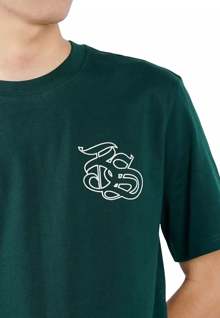 3Second Men's T-Shirt Short Sleeve Regular Fit Cotton Gruzz C241125