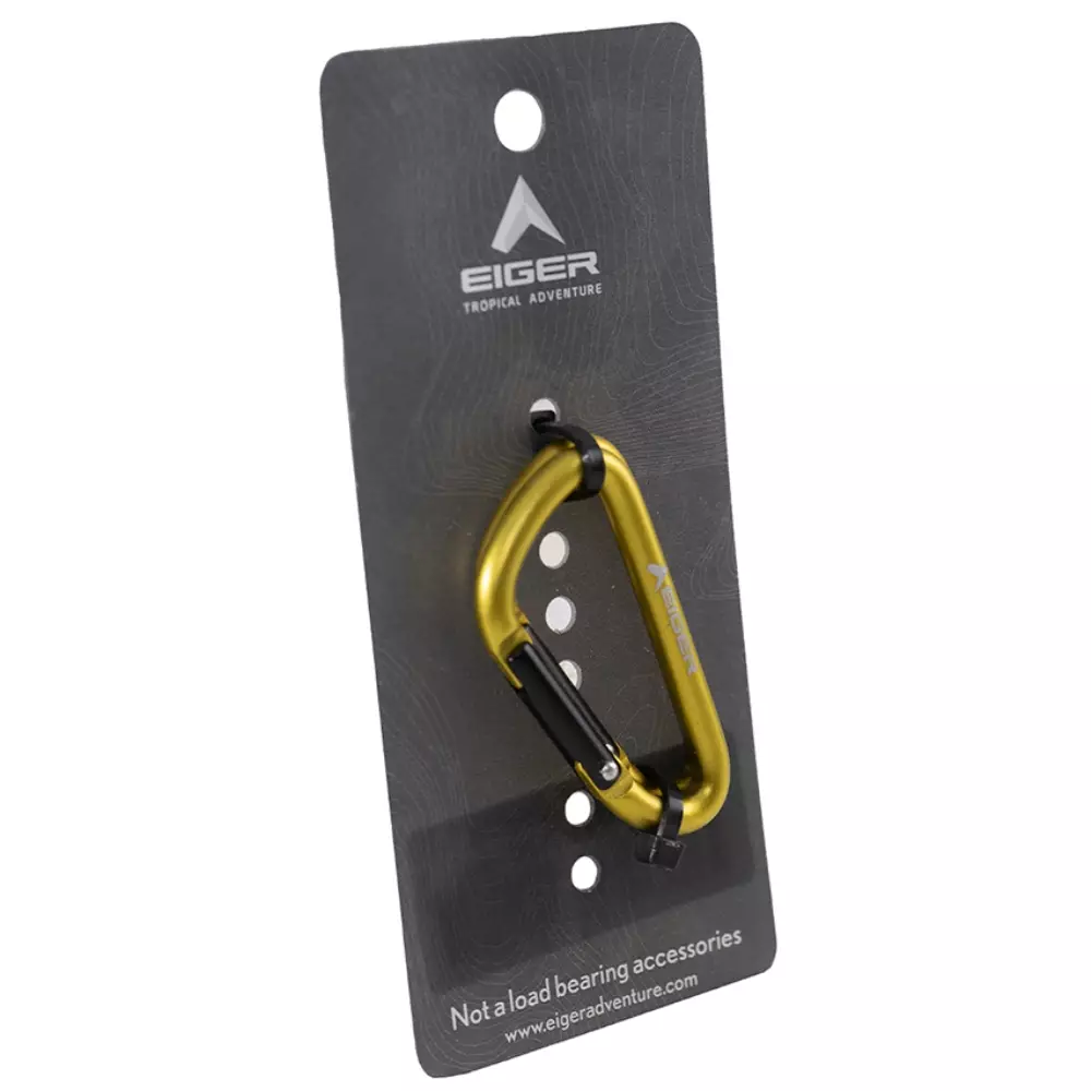 Eiger 5 MM D Carabiner 2 Pcs Keychain