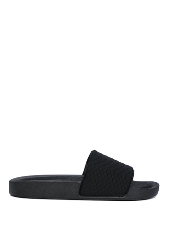 Milliot & Co. black Maude Slide Sandals 78522SH8D85632GS_1