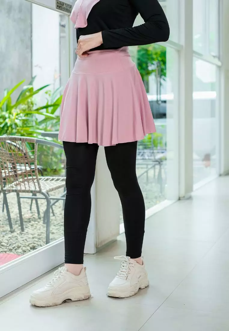 Serina Rok Olahraga Short Dusty Pink