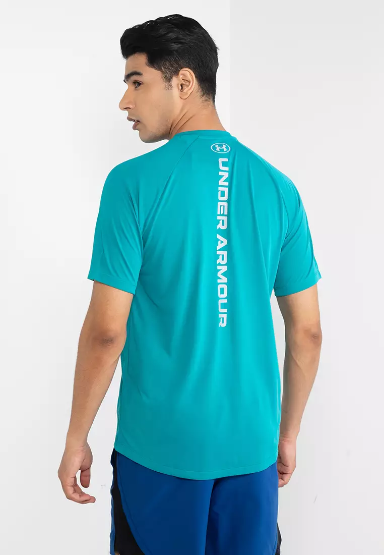 Green Under Armour Tech Reflective T-Shirt