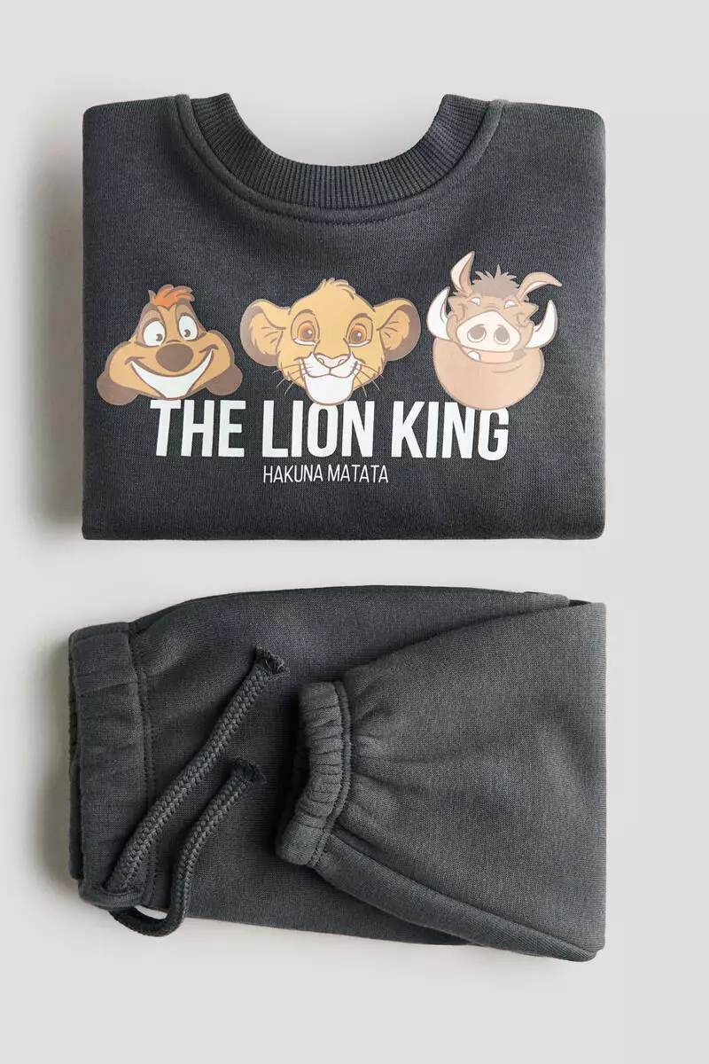 2-piece printed sweatshirt set