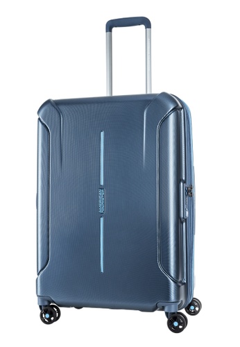 American Tourister blue and navy American Tourister Technum Spinner V1 68/25 Exp TSA 76BA7AC21DDA21GS_1