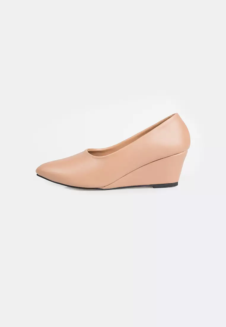 Seis Vancy Sepatu Wedges Wanita 5 cm-MOCCA