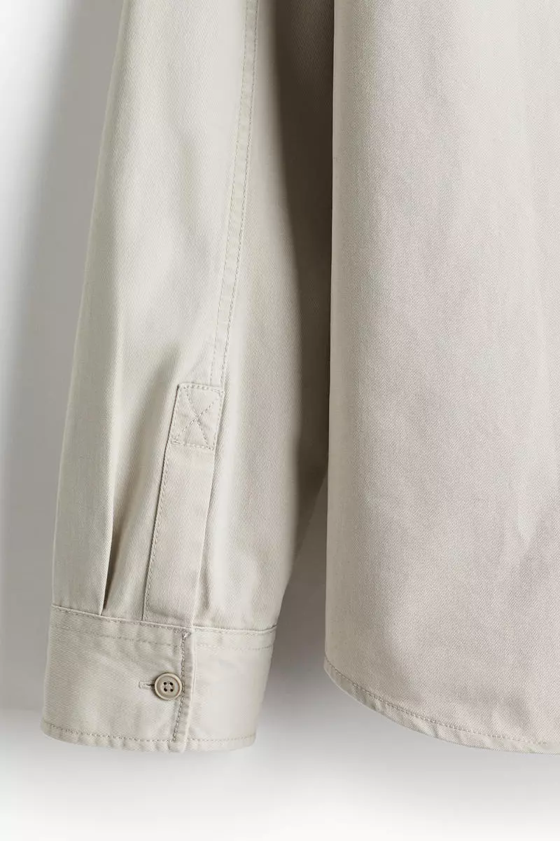 Regular Fit Twill overshirt