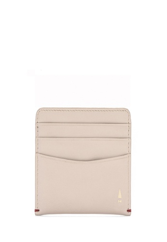 Gnome and Bow beige Gulliver Slim Cash Card Holder Wallet (RFID Nappa Leather) FAD0FAC09ADF8CGS_1
