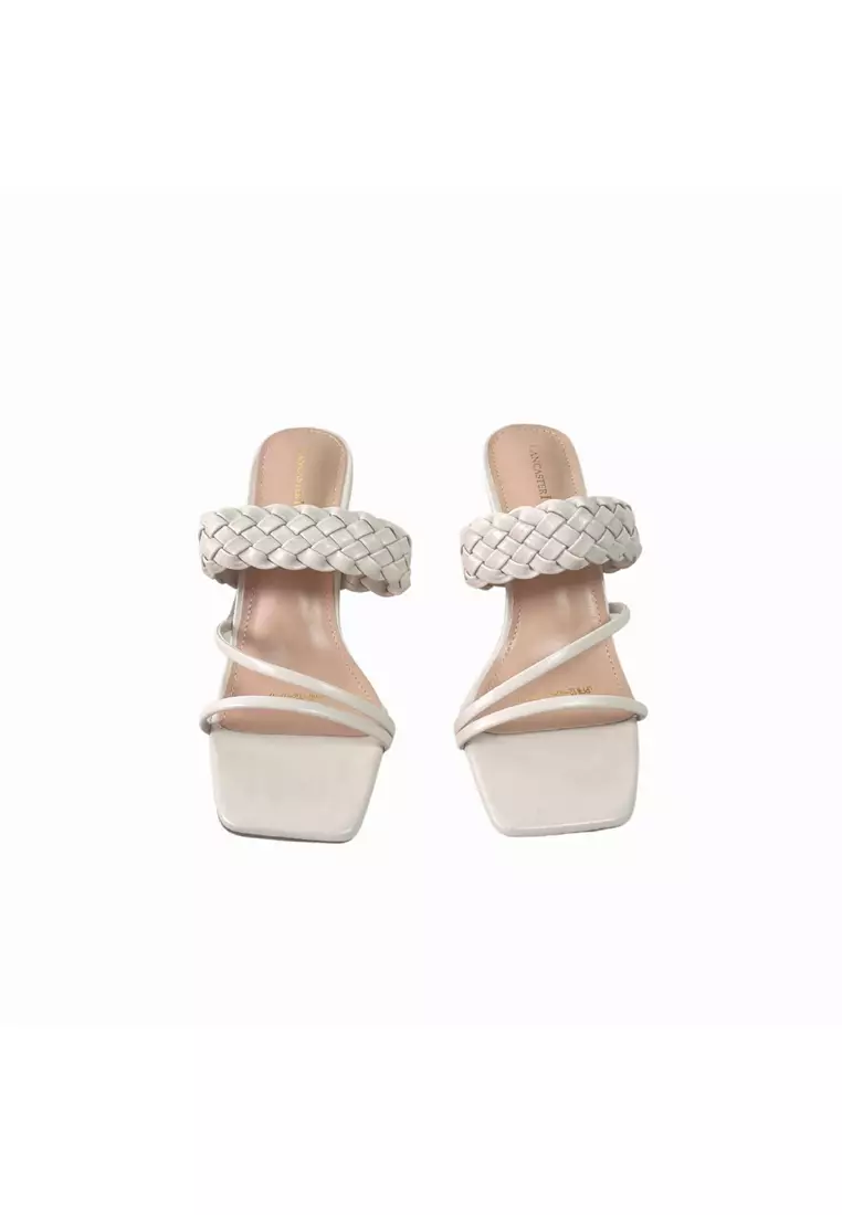 Lancaster Polo Women/Lady Open Toe Slip On Sandal Heels