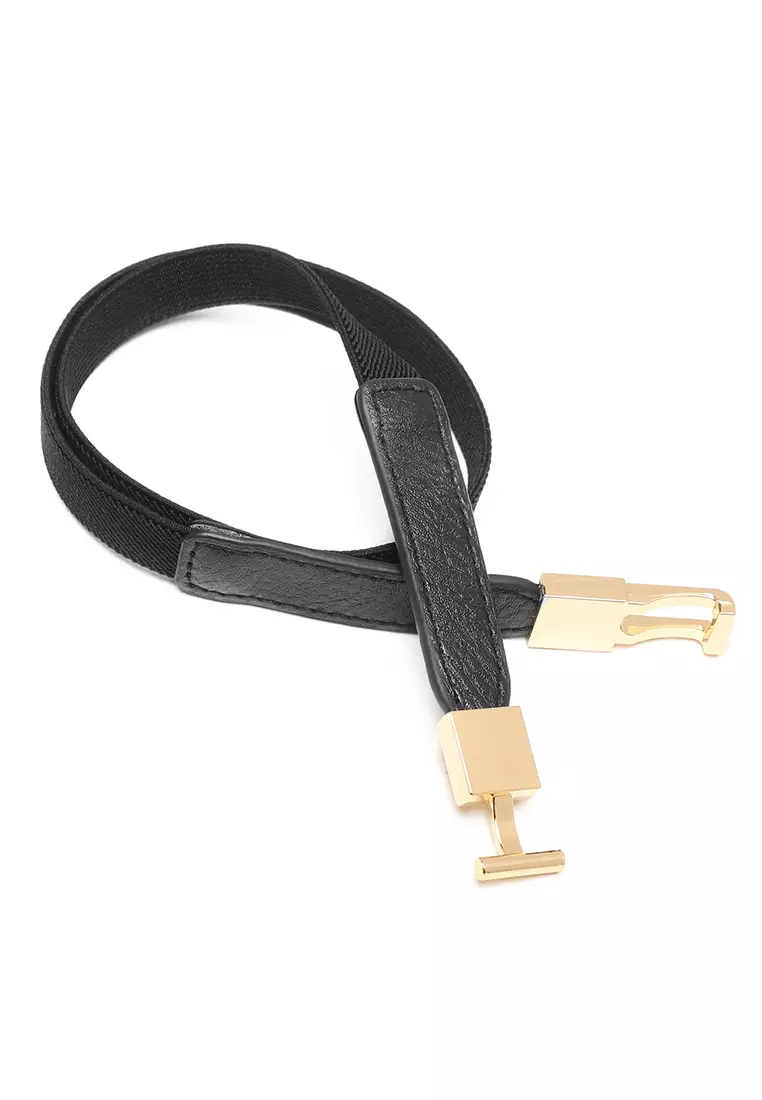 GYKACO AILEE Black - Ikat Pinggang Wanita - Fashion Belt / Sabuk (Import)