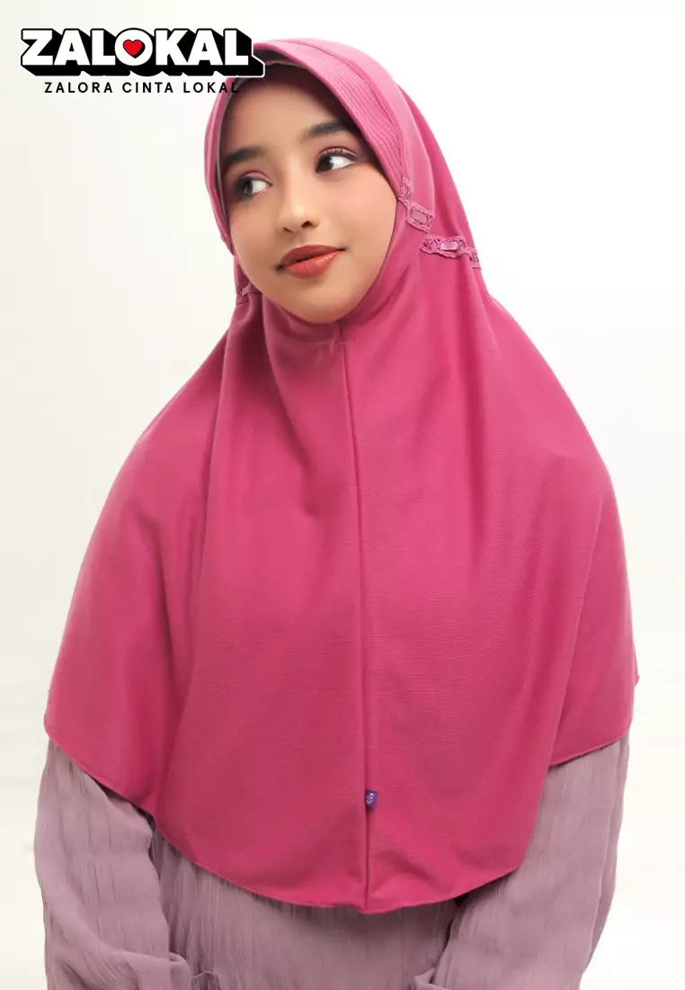 RABBANI - Kerudung Sekolah Instan Innova KAA - Crimson