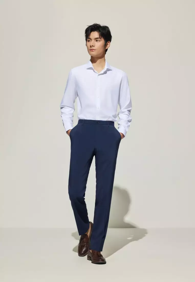 G2000 Cool Touch Multy-Way Stretch Smart Fit Check Suit Pants