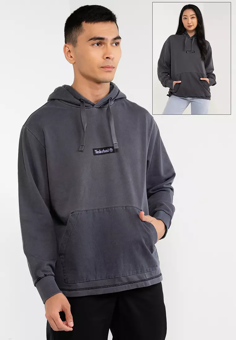Buy Timberland Mixed Media Garment Dye Hoodie Online ZALORA Malaysia