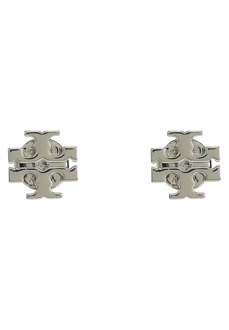 【TORYBURCH】 white and silver earrings （関税送料込） New Tory Burch Silver Kira Stud Earrings | eBay