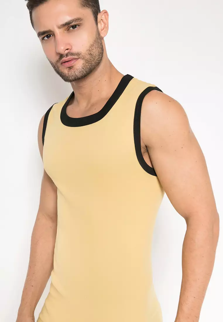 LGS - Innerwear - Pakaian Dalam Pria - Kaos Tank Top - Polos