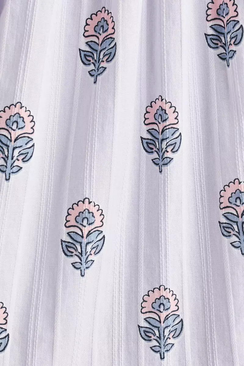 Tiered cotton dress
