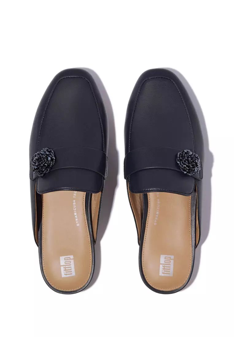 Buy FitFlop DELICATO Women's Beadie-Button Leather Mules