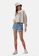 JUST G beige Teens Strong Girls Cropped Raw Edge Pullover AA5BEAA9AE14E1GS_5