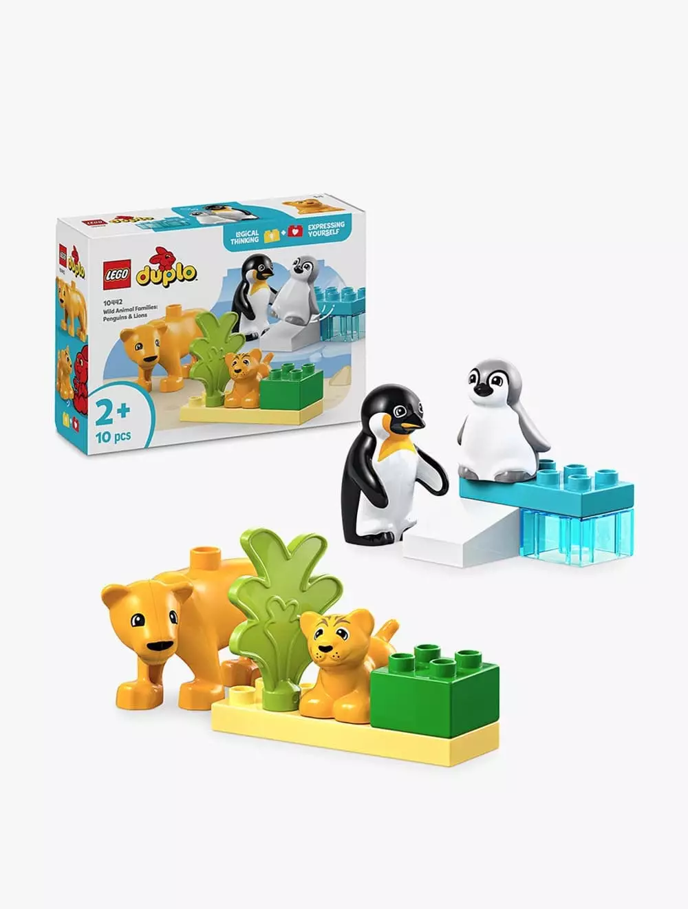 LEGO® DUPLO Wild Animal Families: Penguins & Lions - 10442