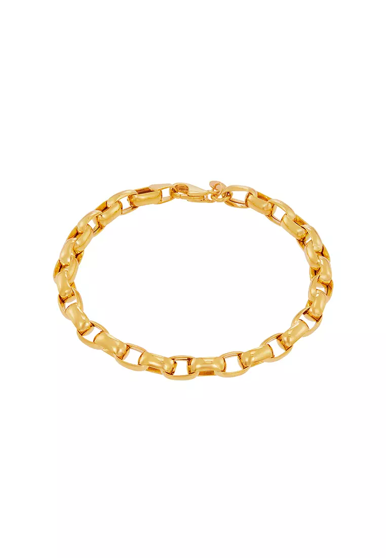 HABIB Oro Italia 916 Yellow Gold Bracelet GW55540426 (22K Gold)