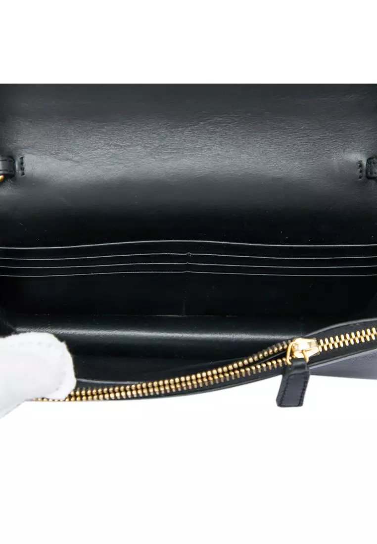 Pre-Loved Saint Laurent Small Smooth Calfskin Monogram Kate Tassel Crossbody