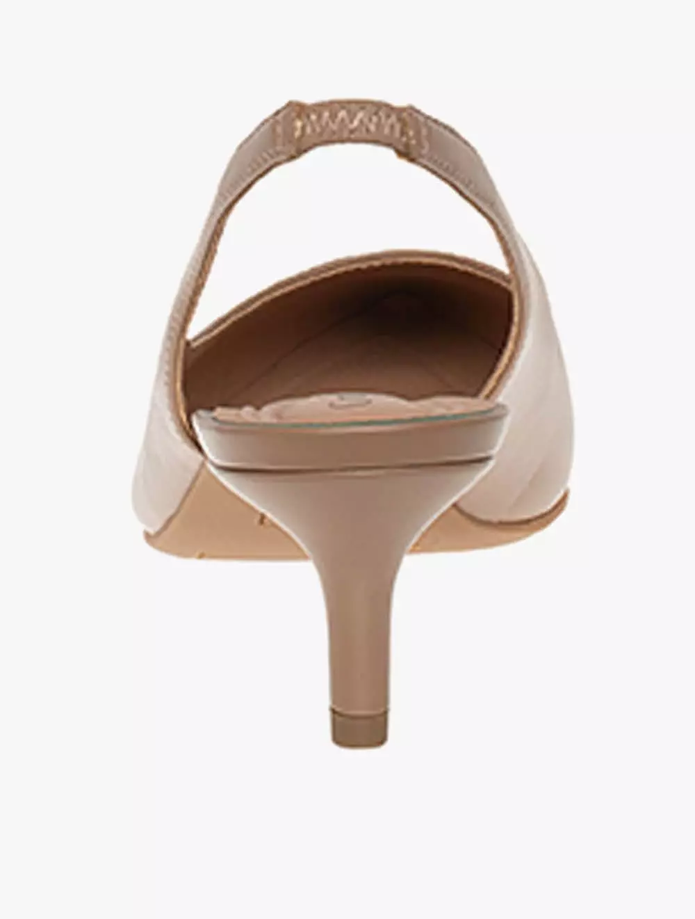 Payless Comfort Plus By Predictions Womens Kittie Captoe Heels - Dark Nude_04