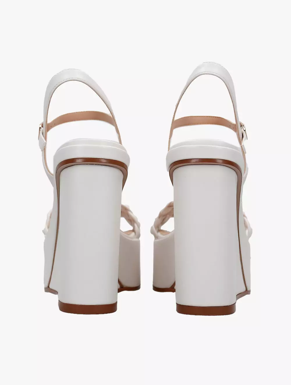 Nine west white wedges discount