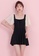 A-IN GIRLS black and beige Sweet Panelled Black One-Piece Swimsuit 51867USE89B745GS_4
