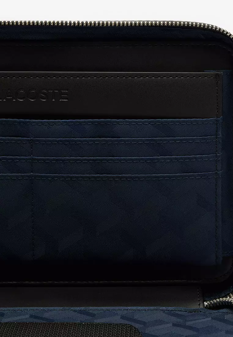 Men's chantaco piqué leather zip 2025 pouch