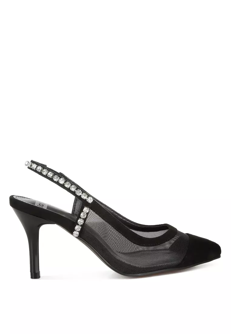 Discount on Rag & CO.  shoes - SKU: Stiletto Heel Slingback Sandals In Black