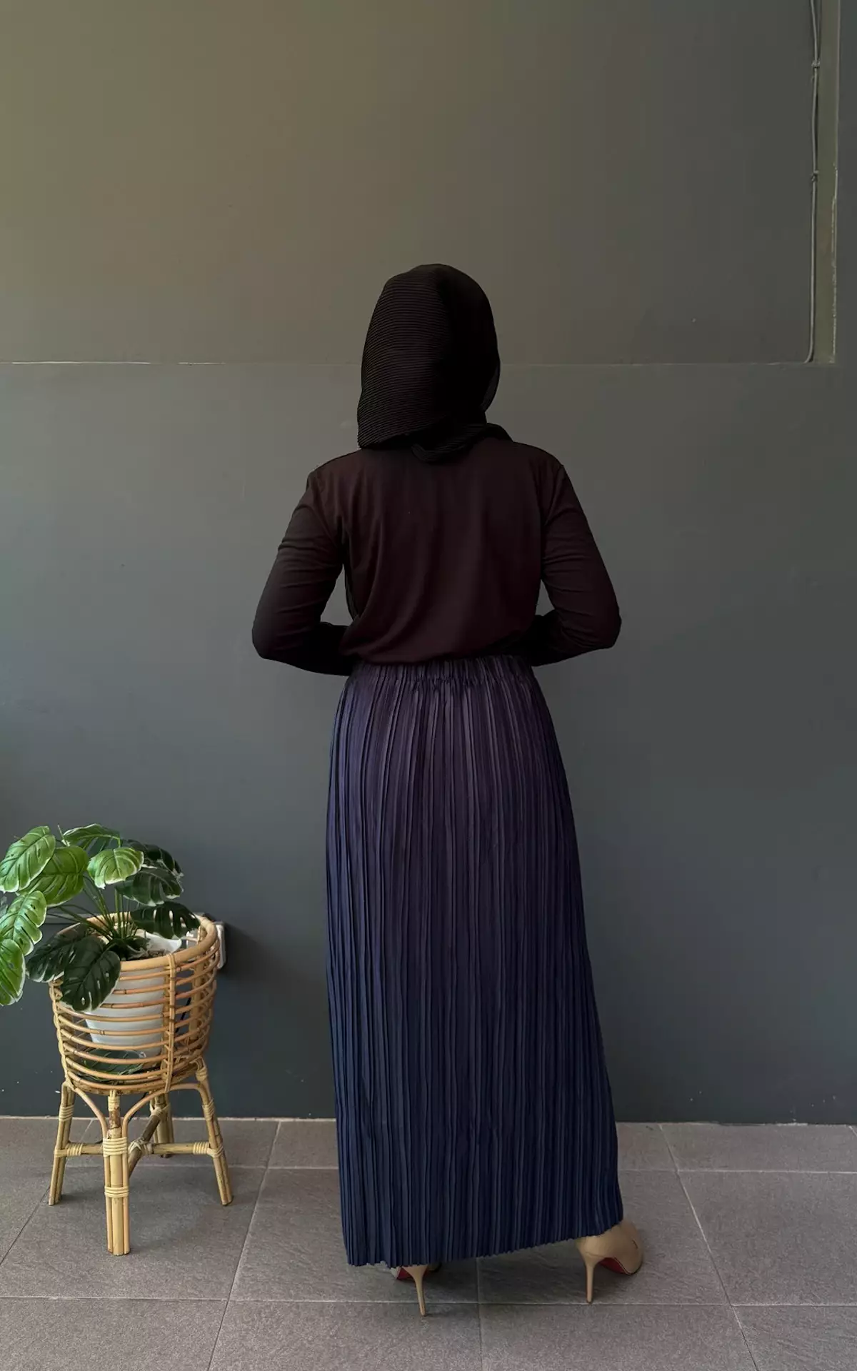 Bella Pleats Skirt - Rok Span Plisket