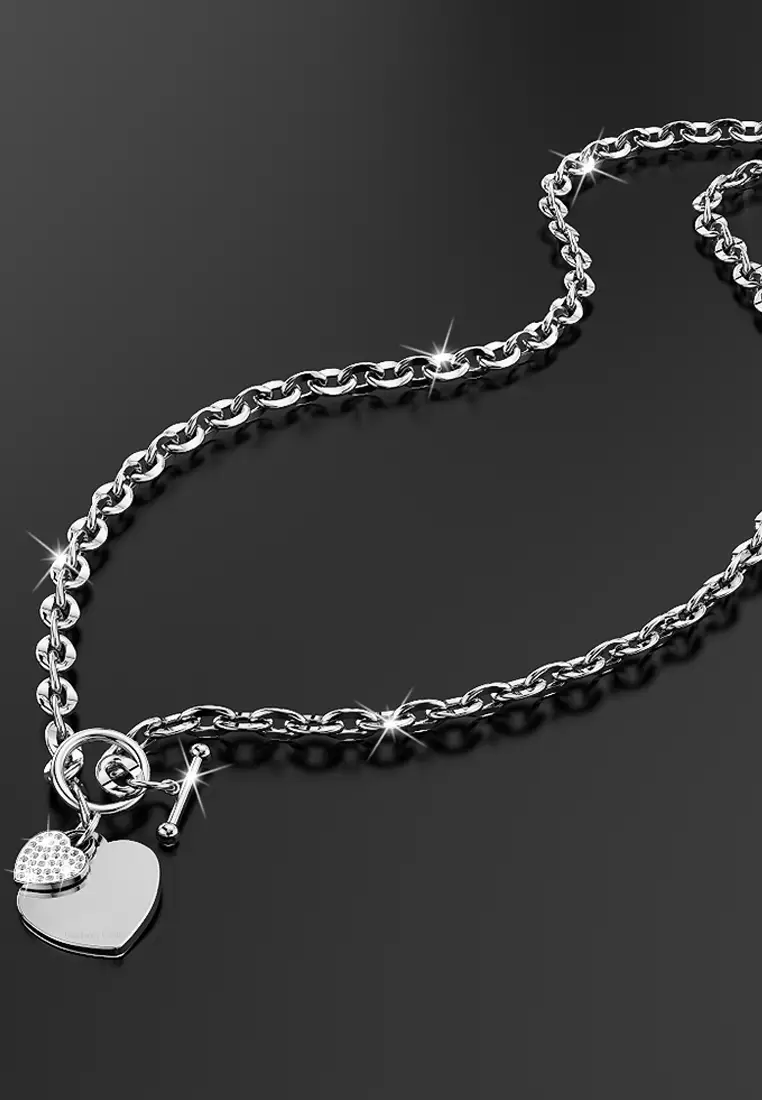 White gold toggle necklace outlet