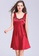 ZITIQUE red Sleeveless Silk Lace Loose Sleepwear-Red 8CE38US7D77C81GS_2