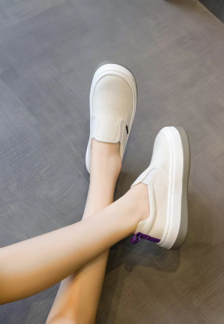 Buy Twenty Eight Shoes Canvas Platform Slip Ons XY5305 Online